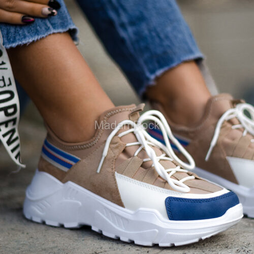 Buty sportowe Madam Basido beżowe