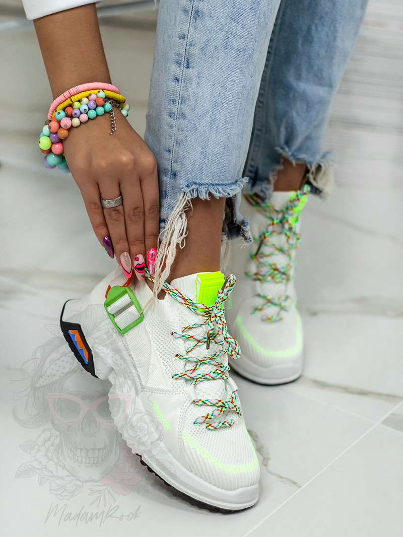 Buty sportowe Madam Gamp białe
