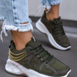 Buty sportowe Madam Guessi khaki