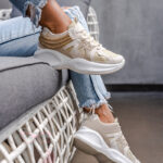 Buty sportowe Madam Guessi beżowe