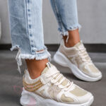 Buty sportowe Madam Guessi beżowe