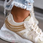 Buty sportowe Madam Guessi beżowe