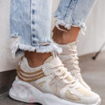 Buty sportowe Madam Guessi beżowe