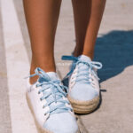 Espadryle trampeczki Madam Pastiso błękitne