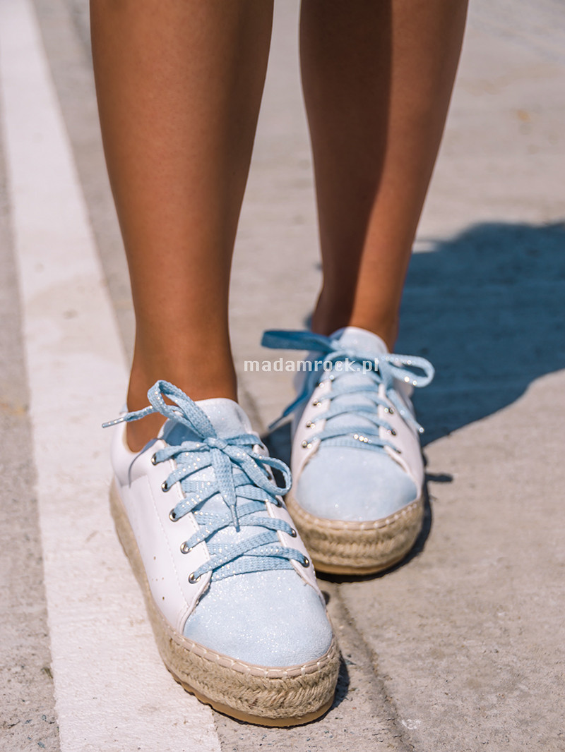 Espadryle trampeczki Madam Pastiso błękitne Espadryle trampeczki Madam Pastiso błękitne