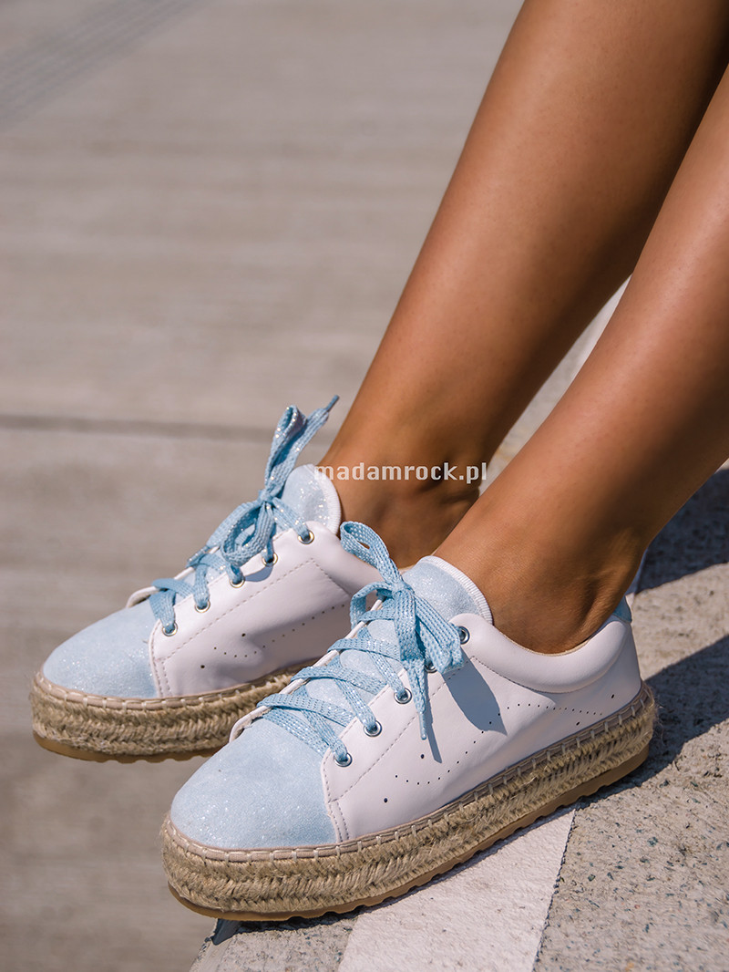 Espadryle trampeczki Madam Pastiso błękitne Espadryle trampeczki Madam Pastiso błękitne