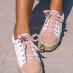 Espadryle trampeczki Madam Pastiso pudrowe