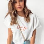 Bluza bawełniana Pink Ola Voga ecru