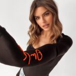 Bluzka logowana Ola Voga Nola czarna