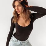 Bluzka logowana Ola Voga Nola czarna