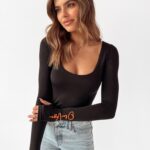 Bluzka logowana Ola Voga Nola czarna