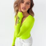 Bluzka logowana Ola Voga Nola limonkowy