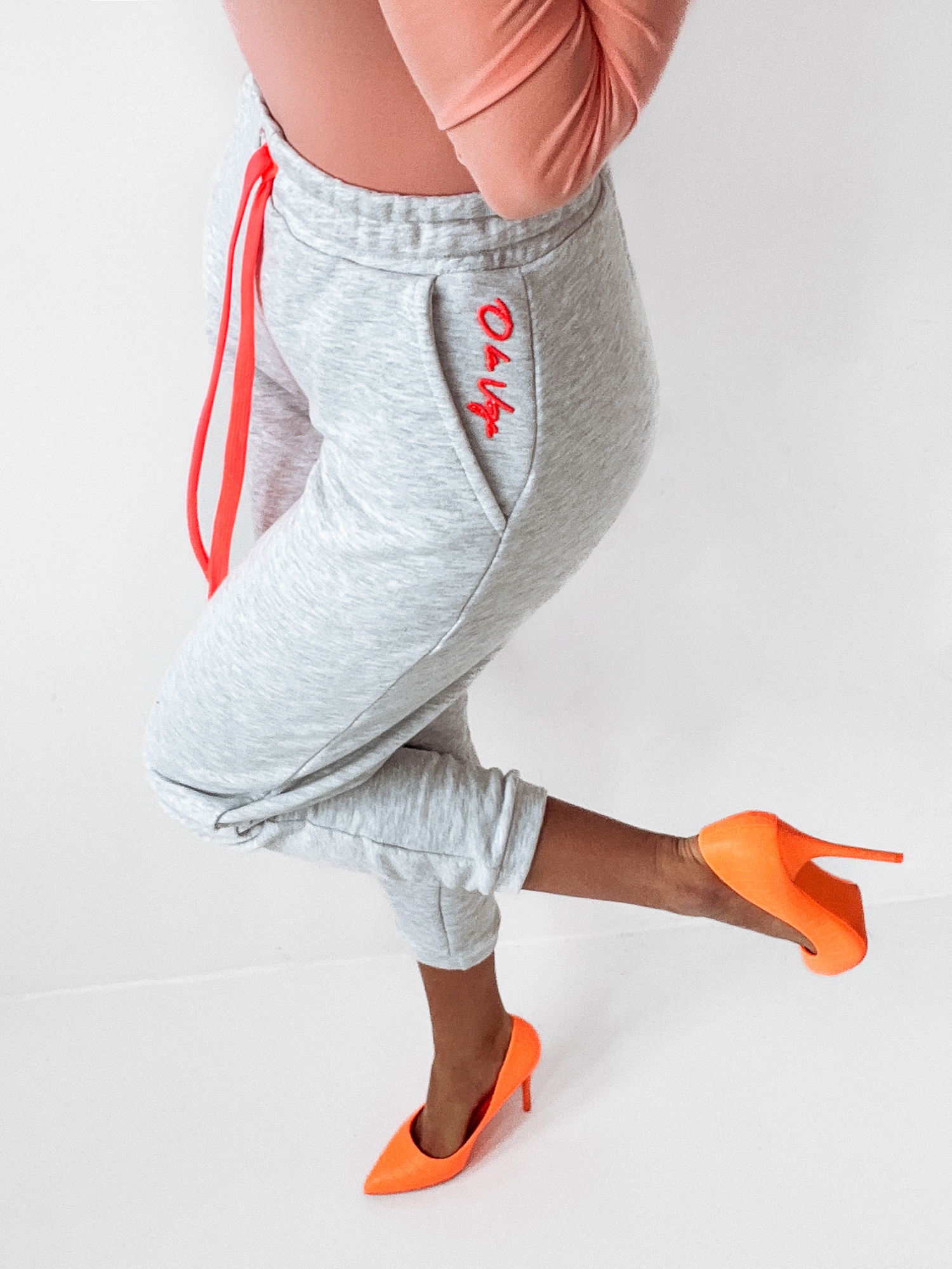 Spodnie dresowe Neon Ola Voga j.szary