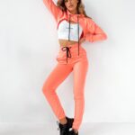 Komplet bawełniany Alex Ola Voga pomarańczowy