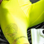 Komplet sportowy Organic Cotton neonowy żółty