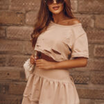 Komplet z rozcięciami Ola Voga Summer Girls beżowy