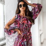 Sukienka wakacyjna NB Bora różowa