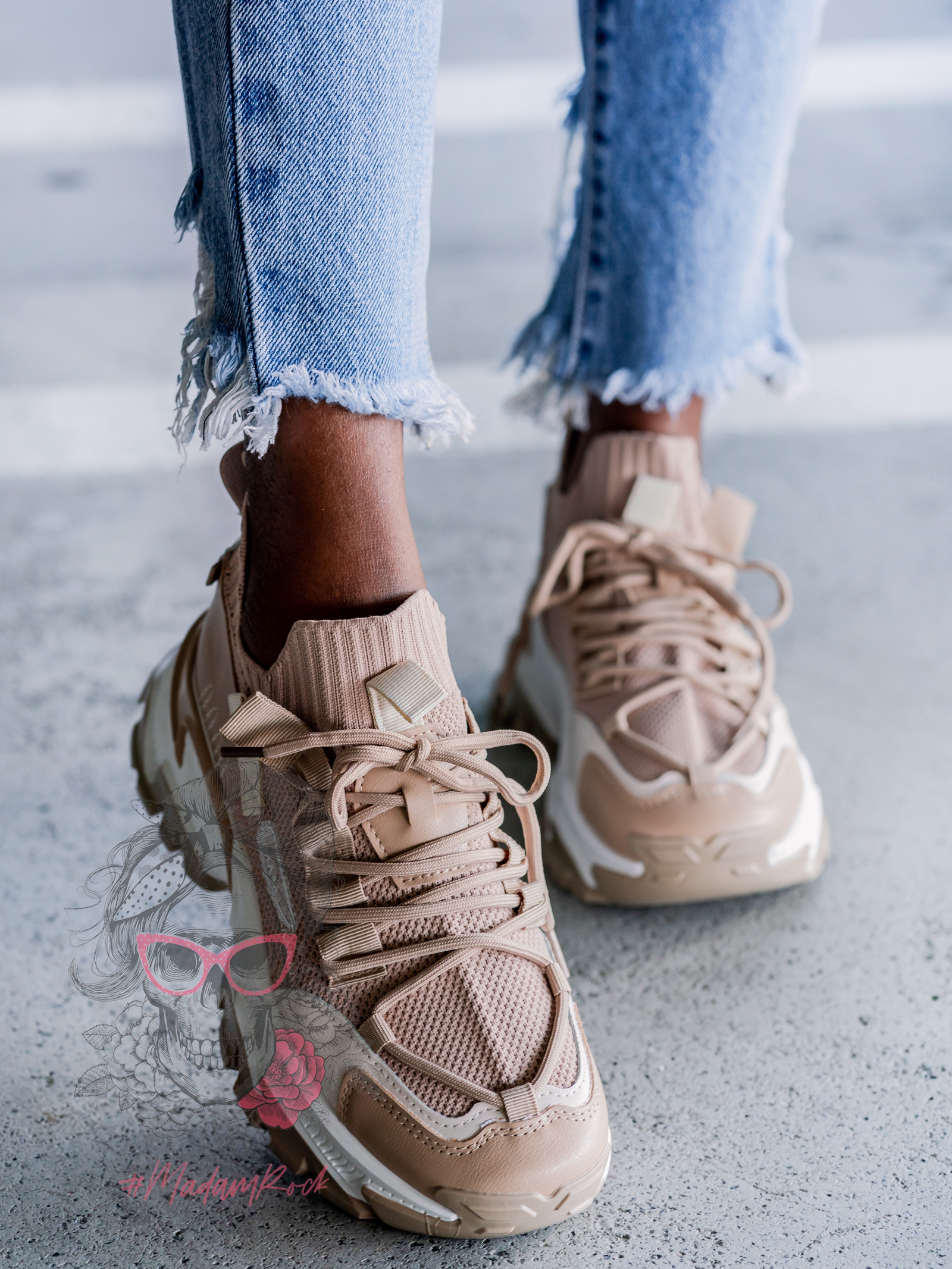 Buty sportowe Madam Runns III cappuccino