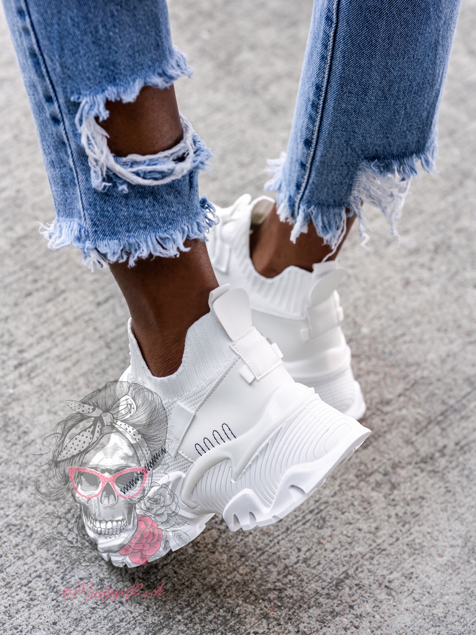 Buty sportowe Madam Runns III białe Buty sportowe Madam Runns III białe