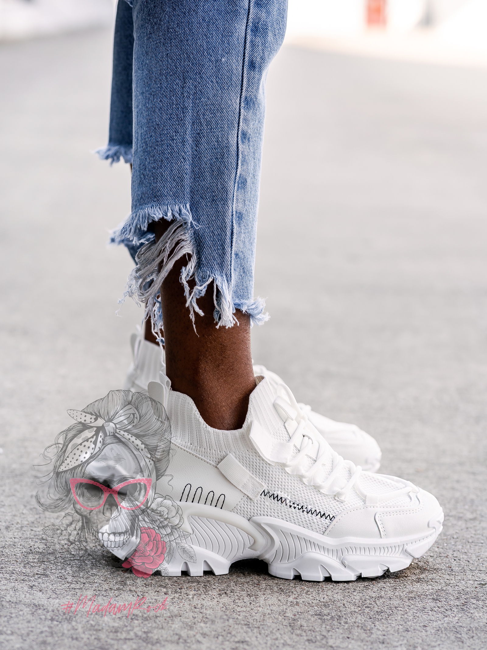 Buty sportowe Madam Runns III białe Buty sportowe Madam Runns III białe