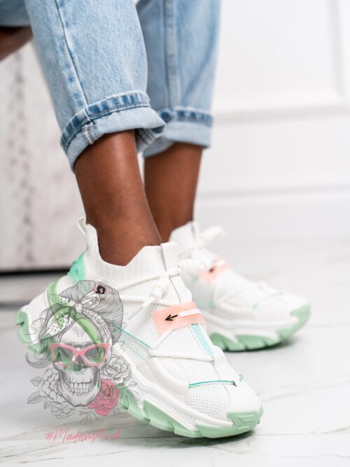 Buty sportowe Madam Runns IV seledynowe