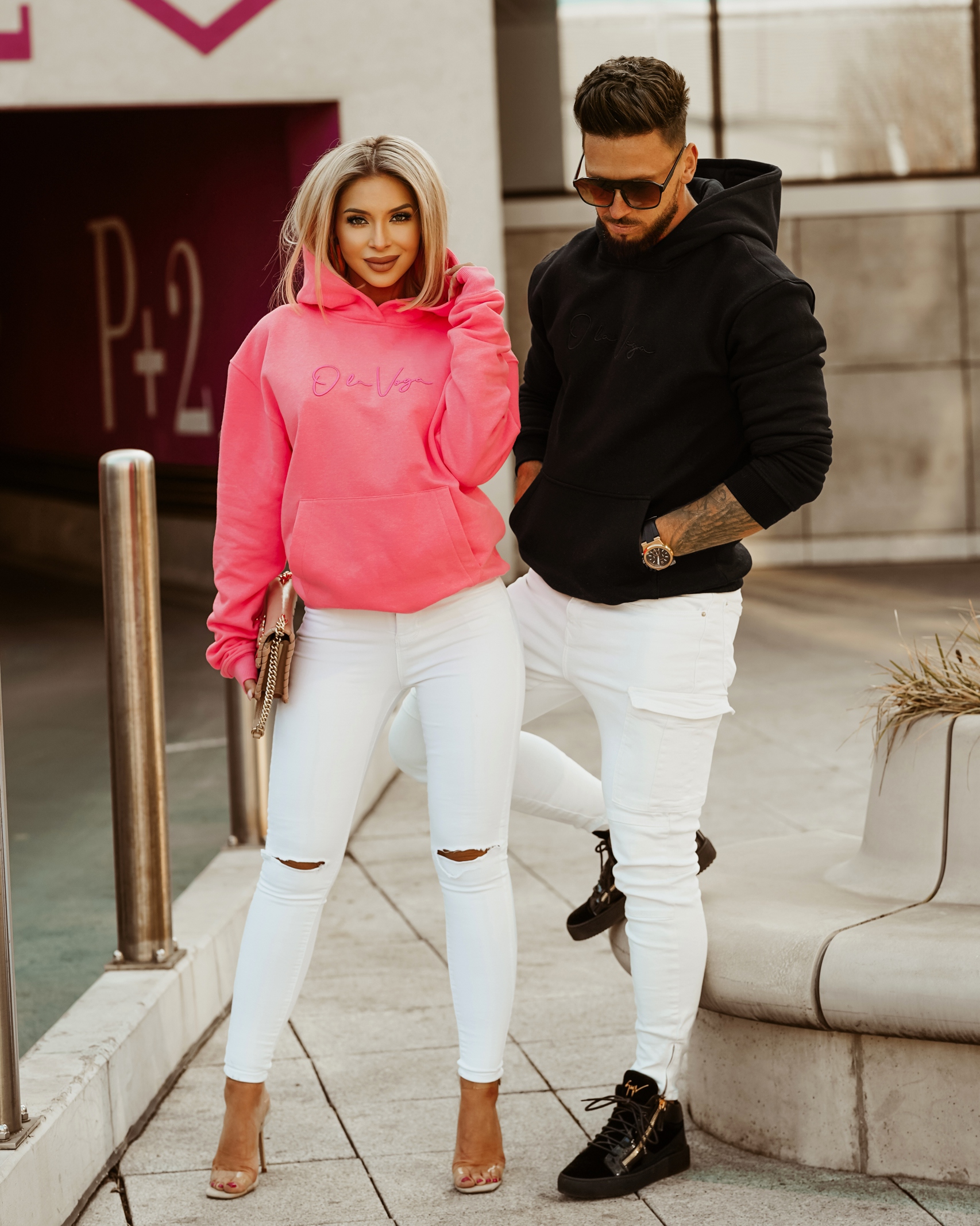 Bluza Spring Mood Woman Ola Voga neonowa różowa