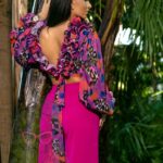 Bluzka szyfonowa NB Catema różowa