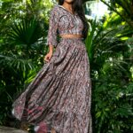 Spódnica maxi NB Los Mochis panterka