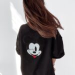 T-shirt oversize Ola Voga Our Mouse czarny