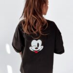 T-shirt oversize Ola Voga Our Mouse czarny