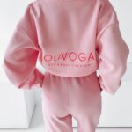 Bluza bawełniana Ola Voga Pink Zipper pudrowa