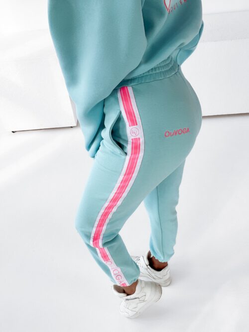 Spodnie dresowe Neon Lines Ola Voga błękitne