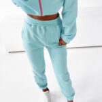 Spodnie dresowe Neon Lines Ola Voga błękitne