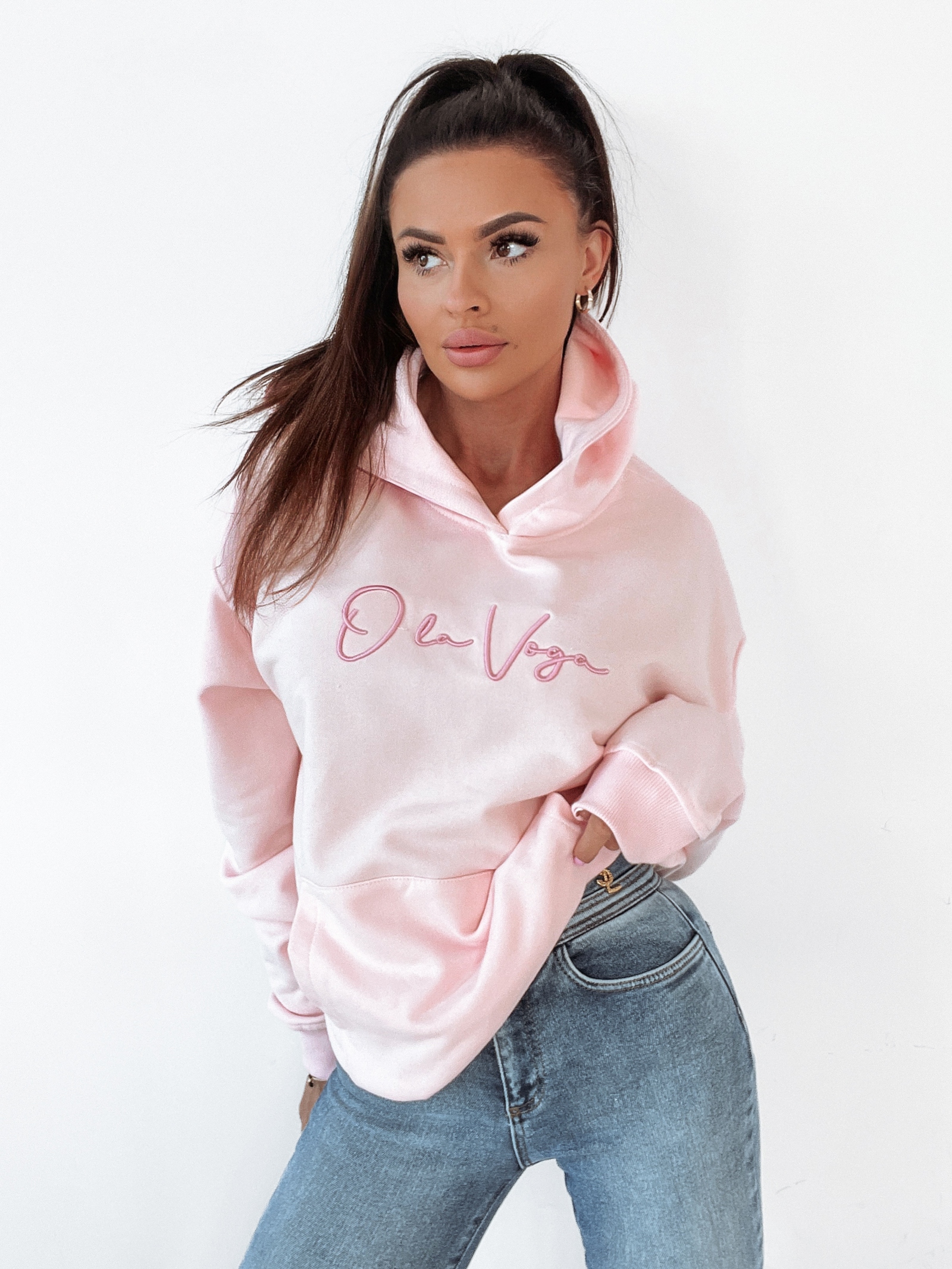 Bluza Spring Mood Woman Ola Voga pudrowy róż