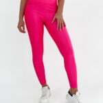 Legginsy połyskujące O'la Voga Heart amarantowe