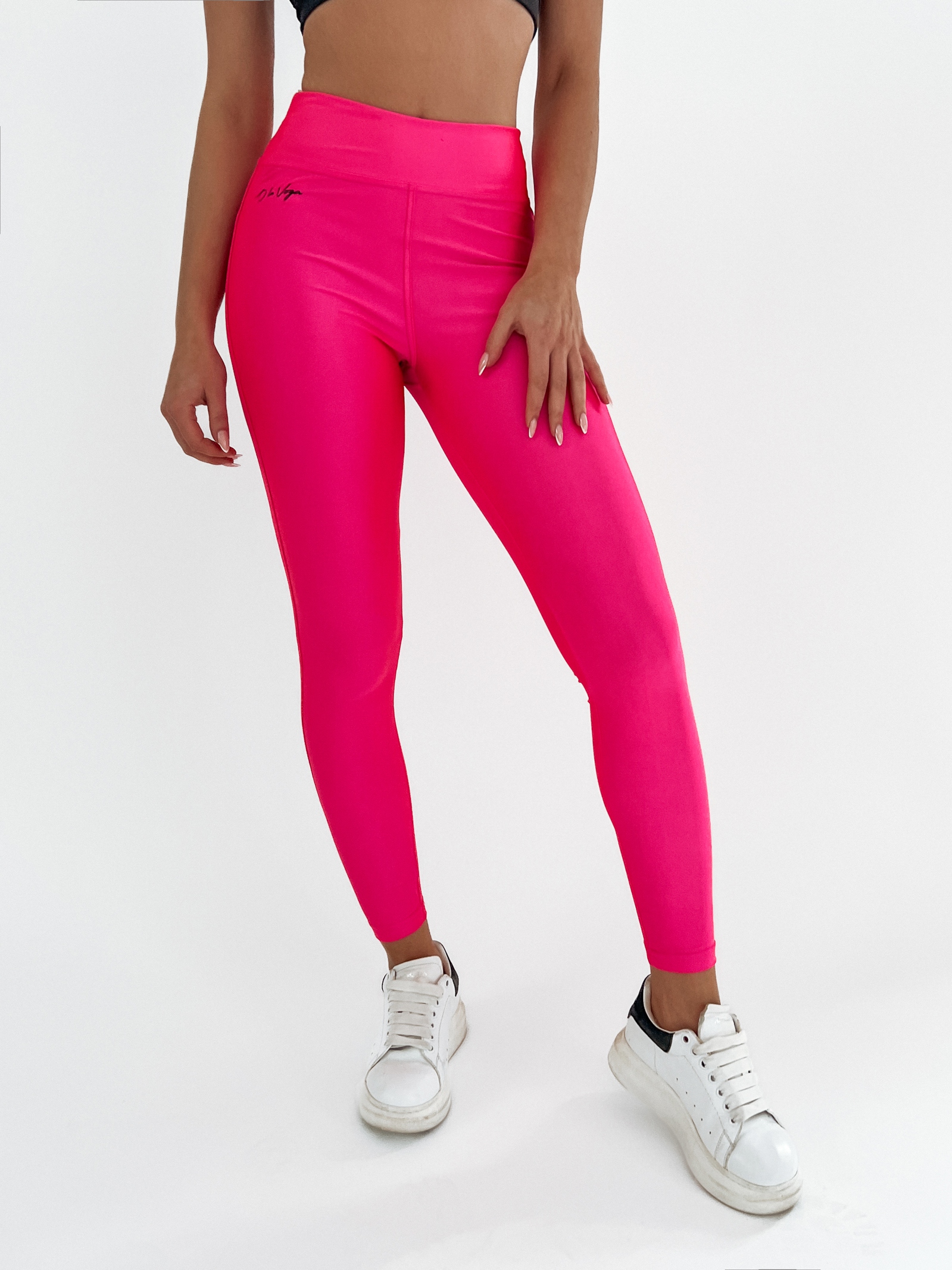 Legginsy połyskujące O'la Voga Heart amarantowe