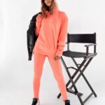 Komplet sportowy Amber Ola Voga pomarańczowy