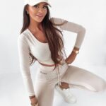 Komplet dopasowany Ola Voga Casual Comfort j.beżowy