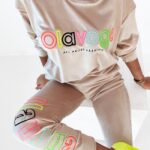 Komplet welurowy O'la Voga Made beżowy