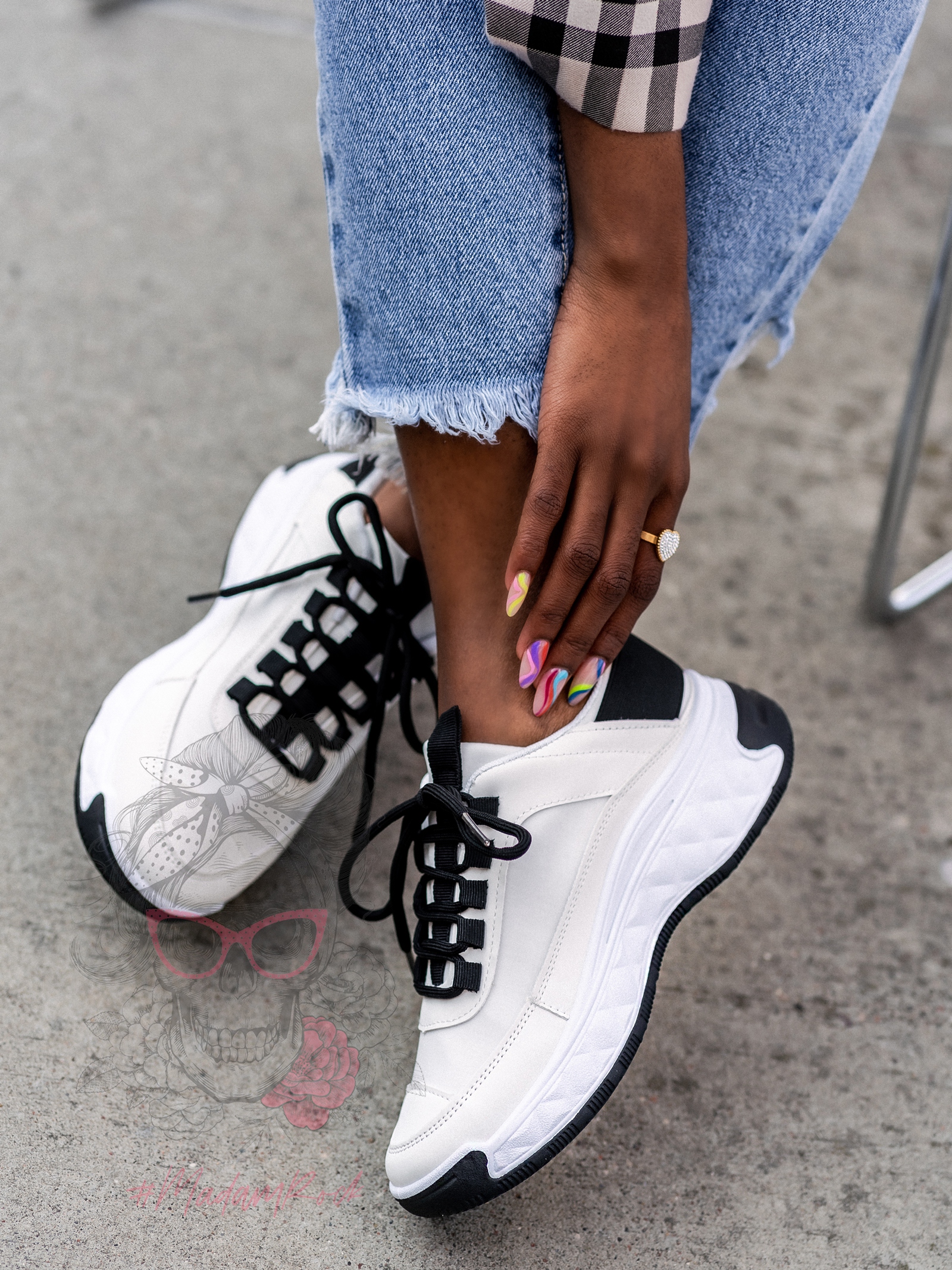 Buty sportowe Madam Oslo białe Buty sportowe Madam Oslo białe