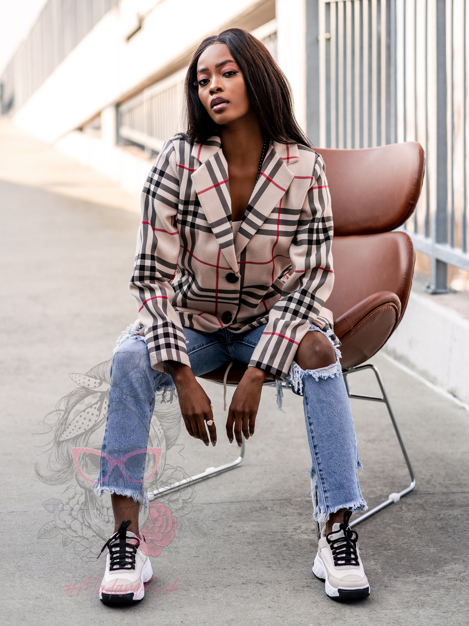 -WYPRZEDANE-Buty sportowe Madam Oslo beżowe