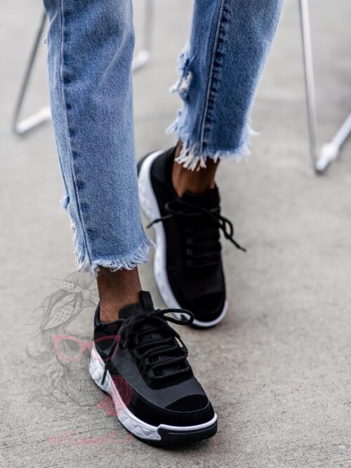 Buty sportowe Madam Oslo czarne