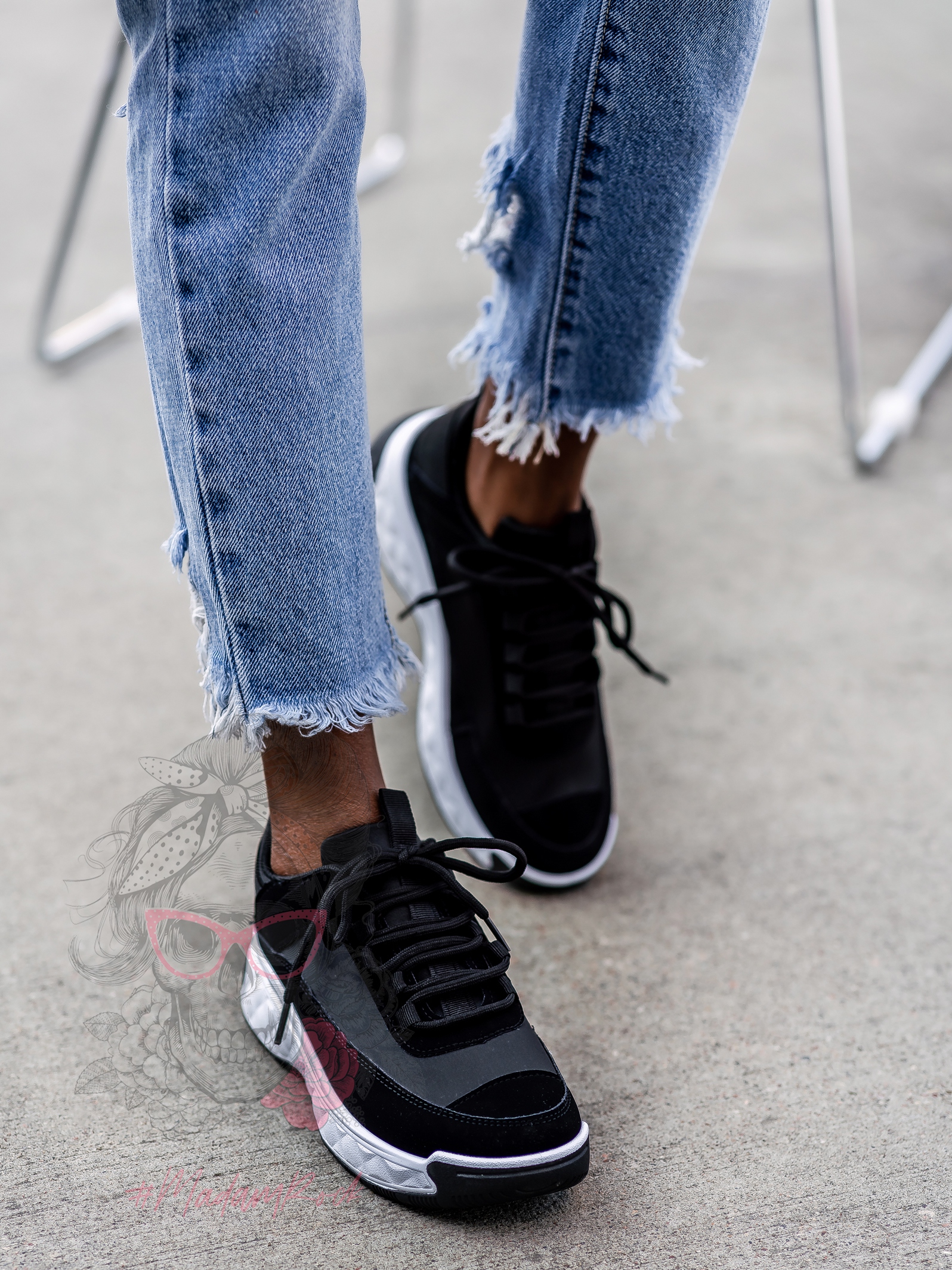 Buty sportowe Madam Oslo czarne