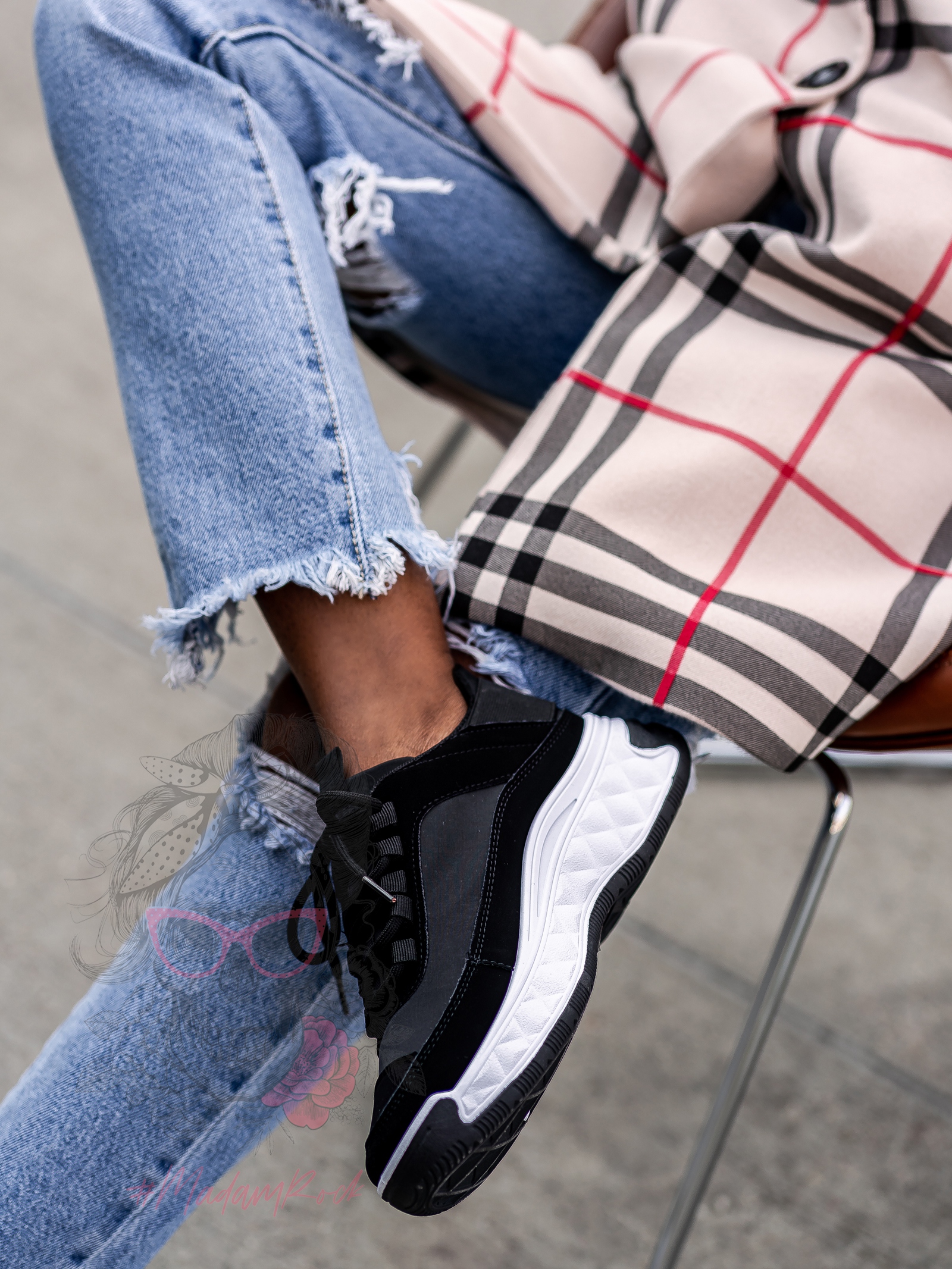 Buty sportowe Madam Oslo czarne