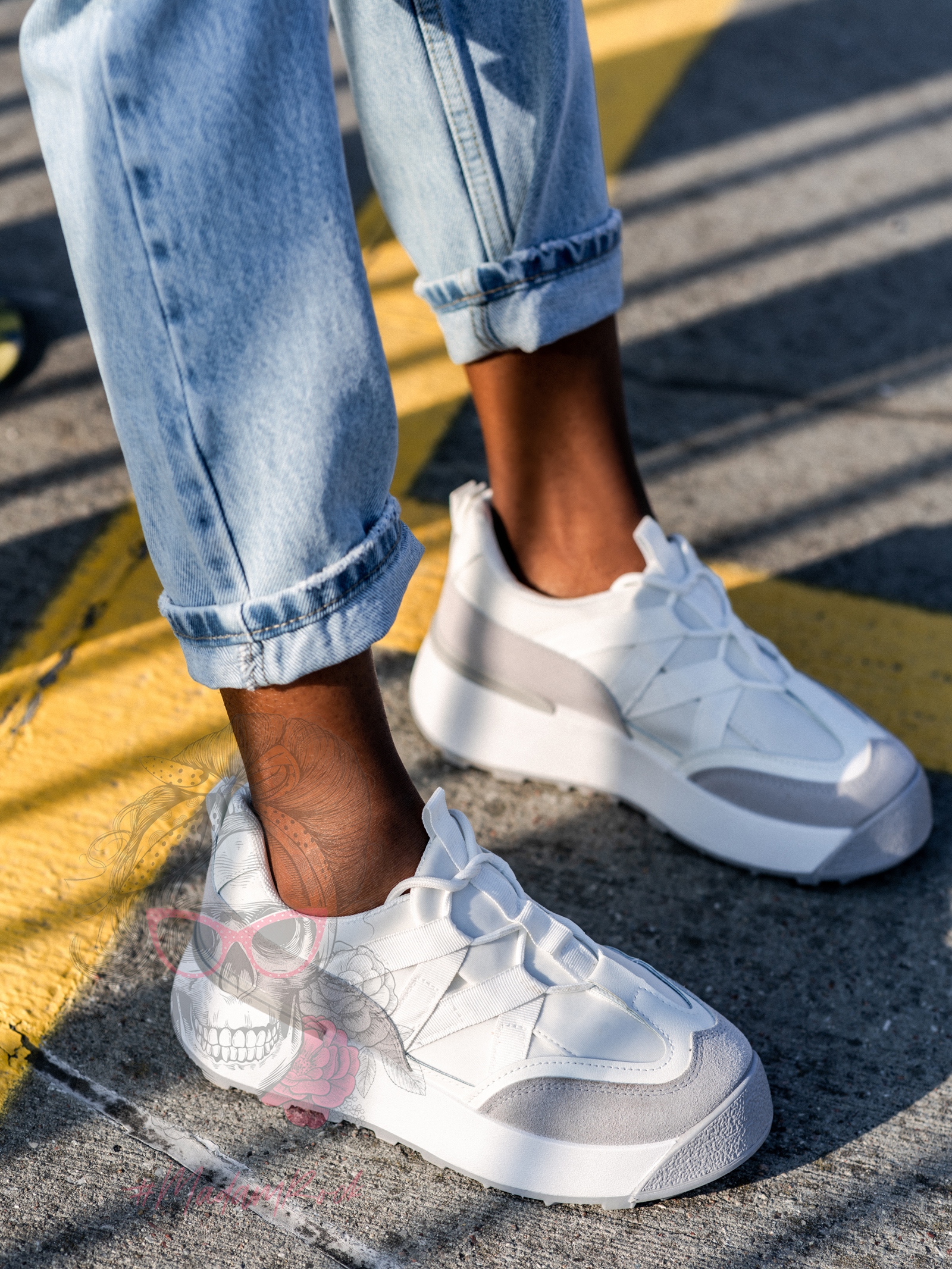 Buty sportowe Madam Homely II białe Buty sportowe Madam Homely II białe