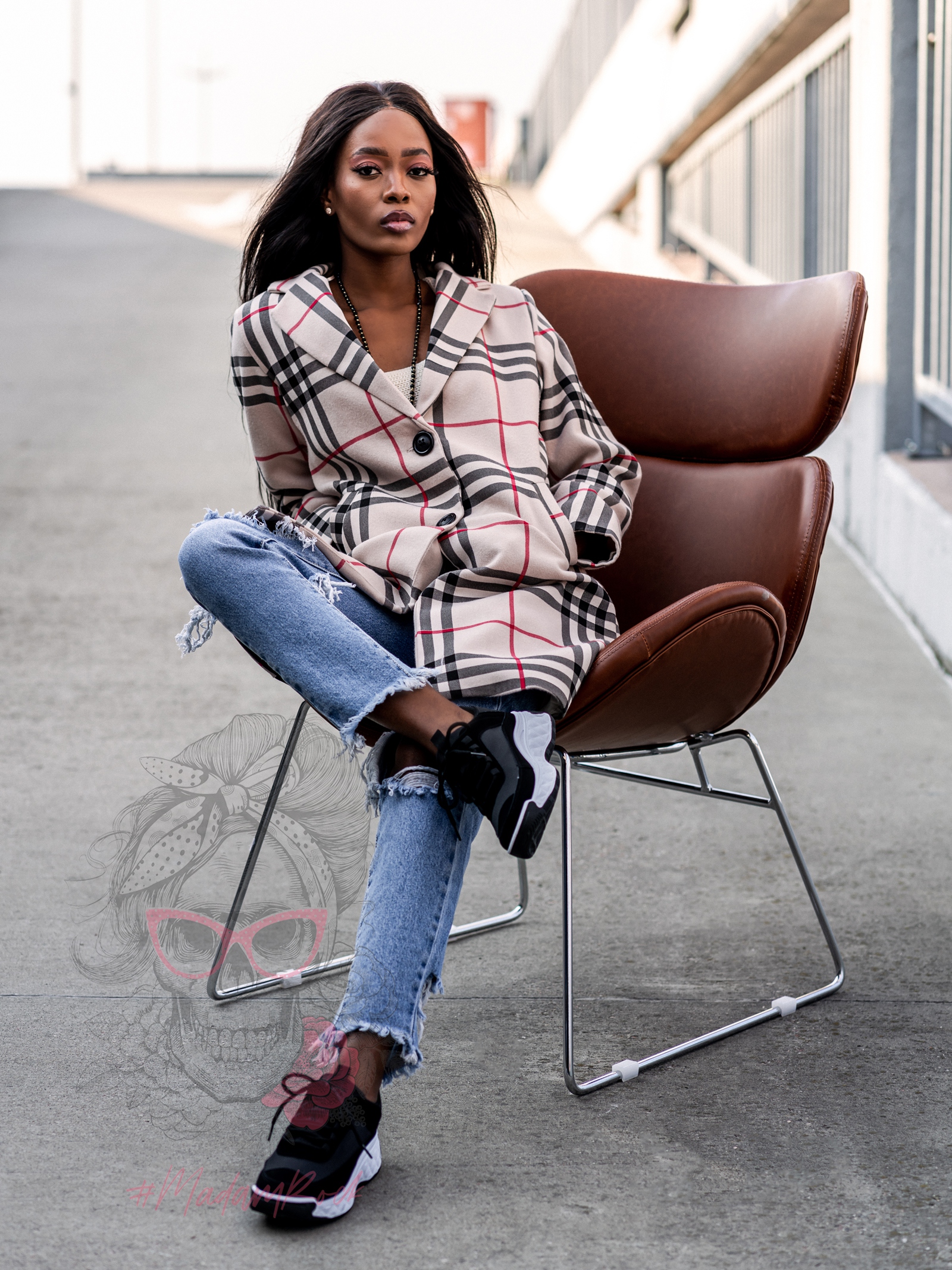 Buty sportowe Madam Oslo czarne