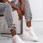 Buty sportowe Madam Supre białe z beżem