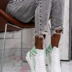 Buty sportowe Madam Supre białe z miętą