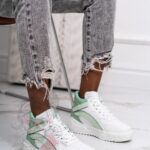 Buty sportowe Madam Supre białe z miętą