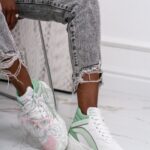 Buty sportowe Madam Supre białe z miętą